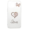 Husă TPU iPhone 13 Pro - Diamond Decor