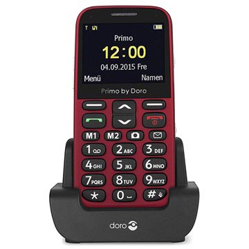 Doro Primo 366 - 0.3MP, Radio FM, Bluetooth - Roșu