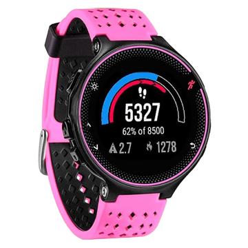 Curea de Sport Silicon Bicolor - Garmin Forerunner 235/630/735 - Roz / Negru