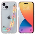 Husă TPU iPhone 14 - Seria Dual-Color - Curea Colorată