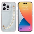 Husă TPU iPhone 14 Pro Max - Seria Dual-Color - Curea de Perla