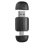 Adaptor CarPlay și Android Auto wireless 2 în 1 cu două capete