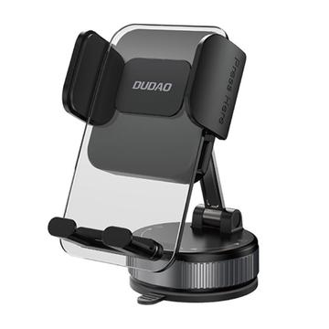 Dudao F24 Plus Suport auto cu ventuză pentru telefon 60mm-90mm - Negru