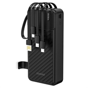 Dudao K11 Pro 20000mAh Power Bank cu cabluri încorporate - Negru