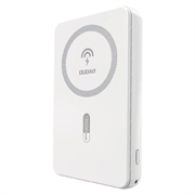 Baterie externă Dudao K14S MagSafe de 5000mAh cu încărcare rapidă USB-C de 20W - Alb