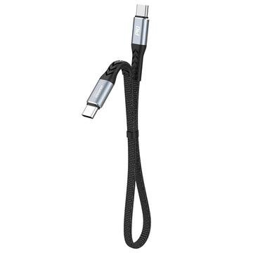 Dudao L10C Power Delivery USB-C Cable - Încărcare rapidă 100W, 0.23m - Negru