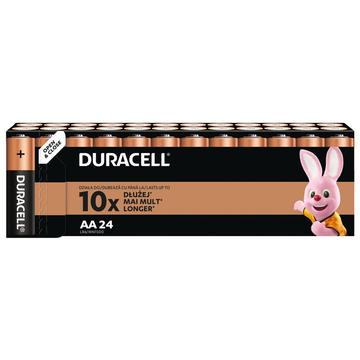 Baterii alcaline Duracell Basic LR6/AA - 24 buc.