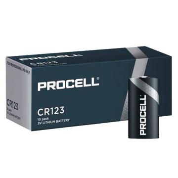 Baterii alcaline Duracell Procell CR123 1400mAh - 10 buc.