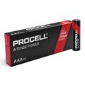 Baterii alcaline Duracell Procell Intense Power LR03/AAA 1465mAh - 10 bucăți.