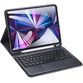 Husă cu Tastatură Bluetooth iPad Air 2022/iPad Pro 11 2021 - Dux Ducis (Ambalaj Vrac Acceptabil) - Negru