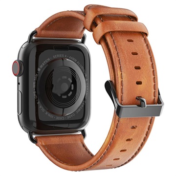 Curea Piele Dux Ducis - Apple Watch Series 9/8/SE (2022)/7/SE/6/5/4/3/2/1 - 41mm/40mm/38mm - Maro