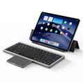 Tastatură multifuncțională Bluetooth Dux Ducis cu touchpad pentru laptop, tabletă și telefon - Negru