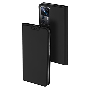 Husă Flip Xiaomi 12T/12T Pro - Dux Ducis Skin Pro - Negru