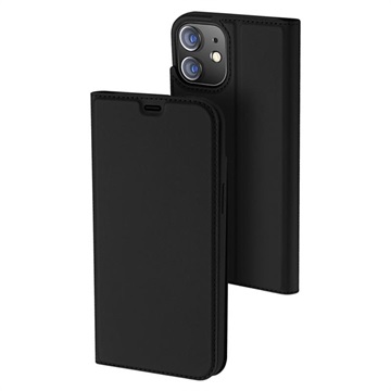 Husă Flip iPhone 12/12 Pro - Dux Ducis Skin Pro - Negru