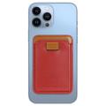 Suport Card Magnetic iPhone 12/13/14/15 - Dux Ducis - Roșu