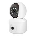 ESCAM QF010 2x2MP Camera WiFi cu două lentile duble pentru detectarea mișcării Camera cu două căi vocale Suportă stocarea în cloud - EU Plug