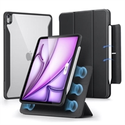 Husă Folio cu trei pliuri iPad Air 13 2024/2025 ESR Rebound Hybrid - Negru