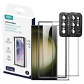 Samsung Galaxy S23 Ultra 5G ESR Screen Shield Sticlă Temperată și Protector Lentila Cameră - 2 Buc.