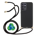 Husă Samsung Galaxy S21 Ultra 5G Cu Șnur - Saii Eco Line