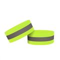 Bandă elastică reflectorizantă pentru alergare, ciclism - verde
