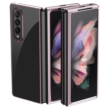 Husă Samsung Galaxy Z Fold3 5G - Electroplated Frame - Auriu Roze