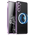 Husă Hibrid Samsung Galaxy S23 5G Magnetic Galvanizat - Violet