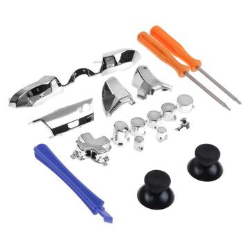 Kit de piese de schimb electroplacate pentru Xbox One Elite Controller - argintiu