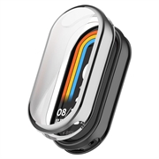 Husă TPU Xiaomi Smart Band 10 - Galvanizată - Argintiu