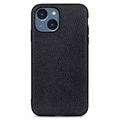 Husă Piele iPhone 14 Plus - Elegant - Negru