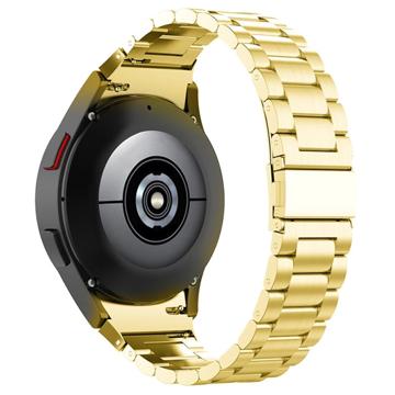 Curea Elegantă din Oțel Inoxidabil Samsung Galaxy Watch4/Watch4 Classic/Watch5/Watch6/Watch FE/Watch7 - Auriu