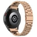 Curea Elegantă din Oțel Inoxidabil Samsung Galaxy Watch4/Watch4 Classic/Watch5/Watch6/Watch FE/Watch7 - Auriu Roze
