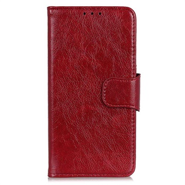 Husă Portofel Cu Funcție Stand Samsung Galaxy Xcover 5 - Elegant - Roșu
