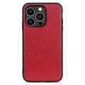Husă Piele iPhone 14 Pro - Elegant - Roșu
