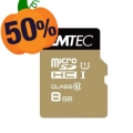 Emtec Gold+ Card de memorie MicroSDHC cu adaptor ECMSDM8GHC10GP - 8GB