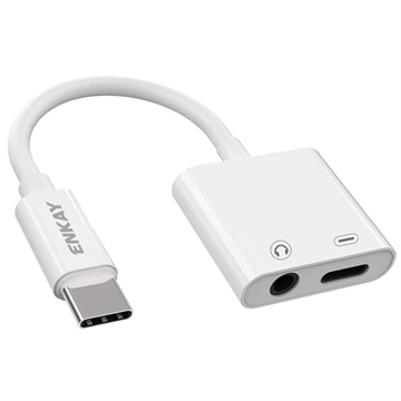 Adaptor USB-C / 3.5mm AUX & Type-C Enkay ENK-AT106