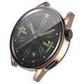 Husă cu Sticlă Temperată Huawei Watch GT 3 - Enkay - 42mm - Auriu Roze