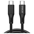Cablu USB-C Enkay Power Delivery - 100W, 5A, 1m - Negru