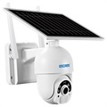 Cameră De Supraveghere Cu Încărcare Solară Escam QF250 - 1080P, WiFi - Alb