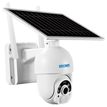 Cameră De Supraveghere Cu Încărcare Solară Escam QF250 - 1080P, WiFi - Alb