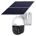 Cameră Securitate Impermeabilă Escam QF724 cu Alimentare Solară - 3.0MP, 30000mAh (Ambalaj Deschis - Vrac Acceptabil