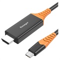 Cablu Adaptor USB-C / HDMI Essager 4K EHDMIT-CX01 - 2m - Negro