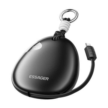 Essager HW02 10000mAh Power Bank cu cablu tip C și carabină - 22.5W