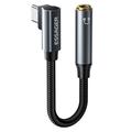 Adaptor audio Essager în formă de L, de la USB-C la 3.5mm - 12cm - Gri
