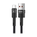 Cablu USB-C Essager Quick Charge 3.0 - 66W - 0.5m - Negru