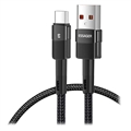 Cablu USB-C Essager Quick Charge 3.0 - 66W - 1m (Ambalaj Deschis - Satisfăcător) - Negru