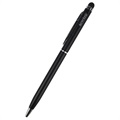 Stilou Stylus Touchscreen Essentials 2-în-1 cu Clemă - Negru