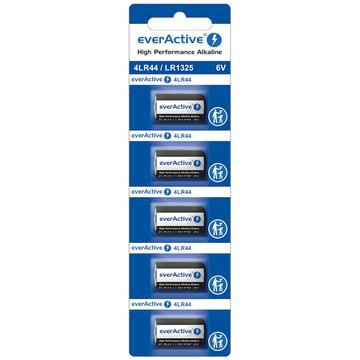 Baterii alcaline EverActive 4LR44/LR1325 6V - 5 buc.