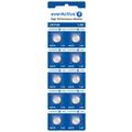EverActive AG10 LR1130/LR54 Baterii alcaline cu celule buton - 10 bucăți.