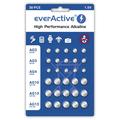 EverActive Set de baterii alcaline cu celule buton - 30 buc.