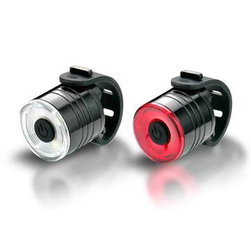 EverActive BL-X3R LED Set de lumini pentru biciclete cu 3 moduri - Negru